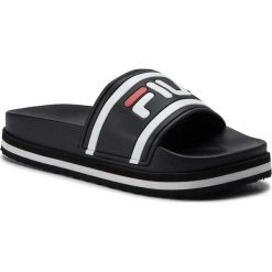Klapki FILA - Morro Bay Zeppa Wmn 1010639.11W Black/Stripe. Czarne klapki damskie Fila. W wyprzedaży za 129,00 zł.