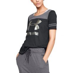 Under Armour Sportstyle Baseball Koszulka Czarny. Czarne koszulki damskie Under Armour, s, bez wzorów, z bawełny, bez kołnierzyka, z krótkim rękawem. Za 171,95 zł.