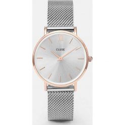 Zegarki damskie: Zegarek damski Cluse Mesh Rose Gold Silver Minuit CL30025