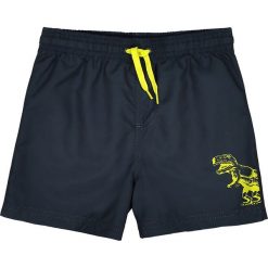 Spodenki kąpielowe z nadrukiem dinozaura 3-12 lat. Czarne kąpielówki chłopięce marki La Redoute Collections, z nadrukiem. Za 35,24 zł.