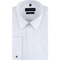 Koszula SIMONE slim KDBS000528. Białe koszule męskie Giacomo Conti, m, bez wzorów, eleganckie, z klasycznym kołnierzykiem, bez rękawów. Za 199,00 zł.