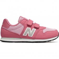New Balance YV500PK. Różowe buciki niemowlęce marki New Balance, na lato, z materiału. Za 199,99 zł.