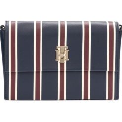 Tommy Hilfiger Cross body bag Niebieski. Niebieskie torebki klasyczne damskie TOMMY HILFIGER, w paski, z materiału, bez dodatków. Za 652,95 zł.