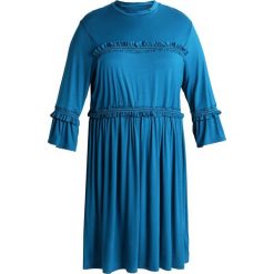 Sukienki: Lost Ink Plus SKATER DRESS Sukienka z dżerseju teal