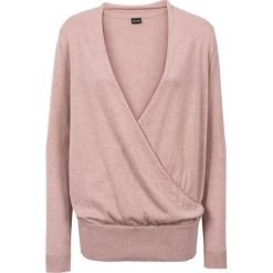 Sweter kopertowy bonprix stary jasnoróżowy. Swetry damskie bonprix. Za 74,99 zł.