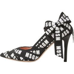 Szpilki: MSGM LOGO MULTISTRAP DECOLLETE Szpilki black