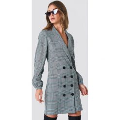 NA-KD Classic Sukienka marynarka z bufiastym rękawem - Grey,Multicolor. Szare marynarki damskie NA-KD Classic, bez wzorów. Za 202,95 zł.