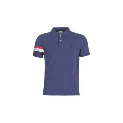 Koszulki polo z krótkim rękawem U.S Polo Assn. USPA LOGO POLO. Niebieskie koszulki męskie U.S. Polo Assn., s, bez wzorów, z krótkim rękawem. Za 262,70 zł.
