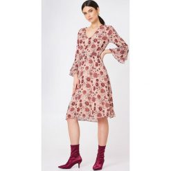 Sukienki hiszpanki: Second Female Sukienka Bohemia – Pink,Multicolor