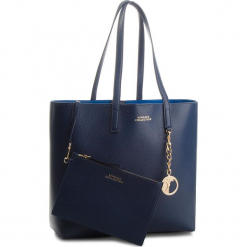 Torebka VERSACE COLLECTION - LBF0485 LSTD L831H Scuro Blue. Niebieskie torebki klasyczne damskie marki Versace Collection, ze skóry, duże. Za 2069,00 zł.
