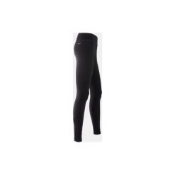 Legginsy Gym & Pilates slim damskie. Czarne legginsy damskie Adidas, s, bez wzorów, z elastanu. Za 129,99 zł.