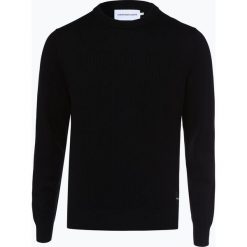 Calvin Klein Jeans - Sweter męski z dodatkiem kaszmiru, czarny. Czarne swetry klasyczne męskie Calvin Klein Jeans, l, z bawełny. Za 449,95 zł.