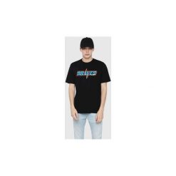 T-shirty z krótkim rękawem Diesel 00SNSQ 0CATM T-JUST-YB. Czarne t-shirty męskie Diesel, s, bez wzorów, bez kołnierzyka, krótkie. Za 128,23 zł.