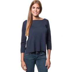 Swetry klasyczne damskie: Sweter w kolorze granatowym