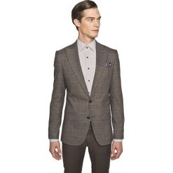 Marynarka lunatti brąz slim fit. Marynarki męskie Recman, m, bez wzorów. Za 399,99 zł.