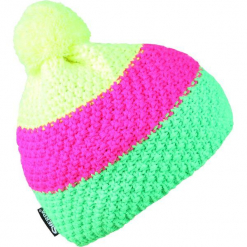 Sherpa Czapka Zimowa Gemma Neon Green. Zielone czapki zimowe damskie marki Sherpa, na zimę, z dzianiny. Za 59,00 zł.