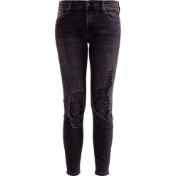 7 for all mankind THE SKINNY CROP Jeans Skinny Fit washed black. Czarne rurki damskie marki 7 for all mankind, z elastanu. W wyprzedaży za 674,50 zł.