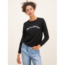 Sweter Armani Exchange 6GYM3B YMS3Z 1200. Czarne swetry damskie Armani Exchange, s, bez wzorów, z bawełny, klasyczne, bez rękawów, bez kaptura. W wyprzedaży za 269,00 zł.