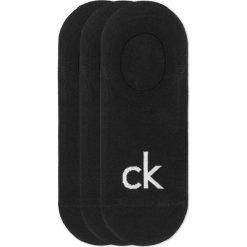 Calvin Klein 3-pack Skarpetki Czarny. Czarne skarpetki męskie Calvin Klein, bez wzorów, z elastanu. Za 71,95 zł.