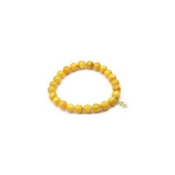 Bransoletka Bursztyn Miodowy Dolar złoto. Żółte bransoletki damskie Brazi druse jewelry, z bursztynem, złote. Za 210,00 zł.