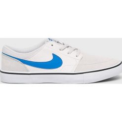 Nike - Buty Sb Portmore II Solar. Szare buty sportowe męskie Nike, ze skóry, bez zapięcia. W wyprzedaży za 259,90 zł.