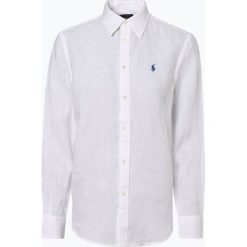 Polo Ralph Lauren - Damska bluzka lniana, czarny. Czarne bluzki damskie marki Polo Ralph Lauren, xs, bez wzorów, z tkaniny, klasyczne, polo, bez rękawów. Za 629,95 zł.