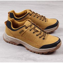 Buty męskie trekkingowe camel McKeylor - camel. Brązowe buty sportowe męskie McKeylor, bez zapięcia. Za 119,99 zł.