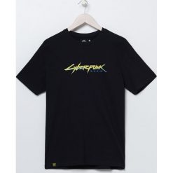 Koszulka Cyberpunk - Czarny. Czarne koszulki męskie Sinsay, s, bez wzorów, bez kołnierzyka, bez rękawów. Za 29,99 zł.