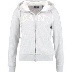 Bluzy rozpinane damskie: GANT FULL ZIP HOODIE Bluza rozpinana light grey melange