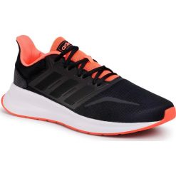 Buty adidas - Runfalcon EG8609 Cblack/Cblack/Sigcor. Pomarańczowe buty sportowe męskie Adidas, z tworzywa sztucznego, bez zapięcia, do biegania. Za 199,00 zł.