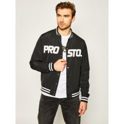 Kurtka bomber PROSTO. KLASYK Tren 8373. Czarne kurtki męskie Prosto., m, bez wzorów, z poliesteru, bez kaptura. Za 339,00 zł.