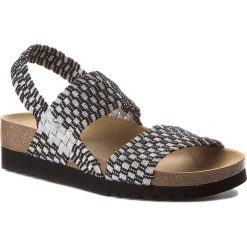 Sandały SCHOLL - Kaory Sandal F27033 1006 350 Black/Silver. Szare klapki damskie Scholl, bez wzorów, z tworzywa sztucznego, bez obcasa. W wyprzedaży za 199,00 zł.