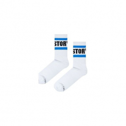 Skarpetki Soxstory Blue. Białe skarpetki męskie Soxstory, z napisami. Za 16,00 zł.