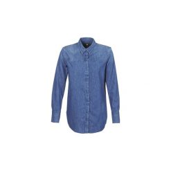 Koszule G-Star Raw TACOMA BF SHIRT. Niebieskie koszule damskie marki G-Star RAW, s, bez wzorów, retro, bez kołnierzyka, bez rękawów. Za 279,20 zł.