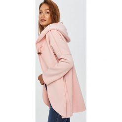 Answear Lab - Bluza. Różowe bluzy damskie Answear Lab, uniwersalny, bez wzorów, z elastanu, bez rękawów, z kapturem. Za 159,90 zł.