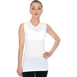 Bluzki sportowe damskie: Brubeck Koszulka damska typu base layer z krótkim rękawem biała r. S (SS10540)