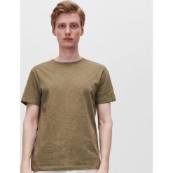 T-shirt basic - Zielony. Zielone t-shirty męskie Reserved, s, bez wzorów, bez kołnierzyka. W wyprzedaży za 39,99 zł.