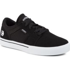Sneakersy ETNIES - Barge Ls 4301000134 Black/White 976. Czarne trampki chłopięce Etnies, bez wzorów, ze skóry, na sznurówki. W wyprzedaży za 169,00 zł.