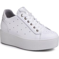 Sneakersy IGI&CO - 5158544 Bianco. Białe półbuty damskie IGI&CO, bez wzorów, ze skóry, bez obcasa, na koturnie, bez zapięcia. Za 399,00 zł.