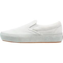 Vans CLASSIC SLIPON PLATFORM Półbuty wsuwane mint. Zielone półbuty damskie wsuwane Vans, z weluru, na niskim obcasie. Za 339,00 zł.