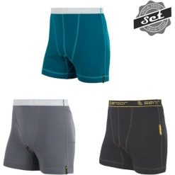 Sensor Męskie Bokserki Termiczne Double Face 3-Pack Saf L. Szare slipy męskie termoaktywne Sensor, m, bez wzorów. Za 179,00 zł.