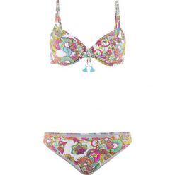 Bikini: Bikini na fiszbinach (2 części) bonprix biało-kolorowy