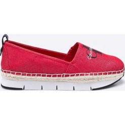 Calvin Klein Jeans - Espadryle. Czerwone tomsy damskie Calvin Klein Jeans, z gumy. W wyprzedaży za 299,90 zł.