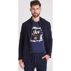 MARYNARKA CASUAL EMPORIO ARMANI. Niebieskie marynarki męskie Emporio Armani, m, bez wzorów, z tkaniny, casualowe. Za 954,50 zł.