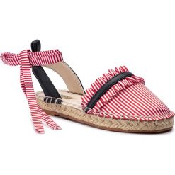 Espadryle GUESS - Roby FI6ROB FAB12 RED. Czerwone sandały dziewczęce Guess, ze skóry ekologicznej, bez zapięcia. Za 219,00 zł.