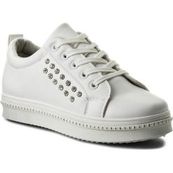 Sneakersy JENNY FAIRY - WS17165-1 Biały. Białe półbuty damskie Jenny Fairy, ze skóry ekologicznej. W wyprzedaży za 34,99 zł.