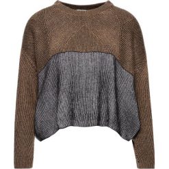 Sweter Liu Jo F69186 MA14G. Swetry damskie Liu Jo, s, bez wzorów, z bawełny, klasyczne, bez rękawów, bez kaptura. W wyprzedaży za 259,00 zł.