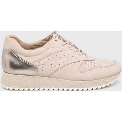 Tamaris - Buty. Białe buty sportowe damskie Tamaris, bez wzorów, ze skóry, sportowe. W wyprzedaży za 219,90 zł.