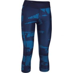 Spodnie dresowe damskie: Under Armour Spodnie Capri 3/4 granatowe r. M (1302774-410)