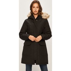 Calvin Klein Jeans - Parka puchowa. Zielone kurtki damskie s, z bawełny, długie. W wyprzedaży za 1049,00 zł.